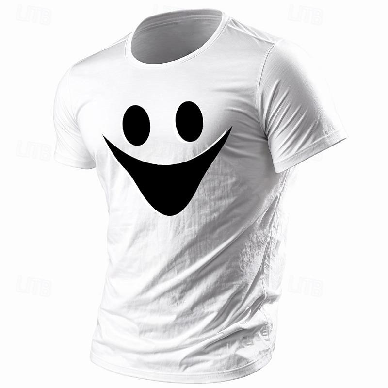 Муж. Смешной Футболка Полиэстер С короткими рукавами Графика Рубашка Армейский зеленый / Оливковый Армейский зеленый + черный Черный 1 Удобная футболка Для спорта и активного отдыха Праздники 2025 - $17.99 –P8