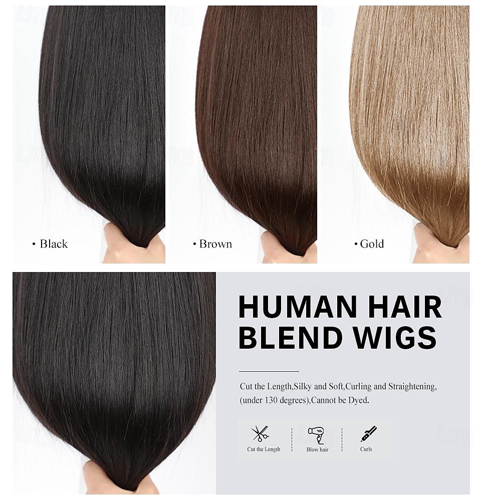 Menselijk haarmengsel Pruik Kort Natuurlijk recht Pixie-kapsel Zijdeel Gelaagd kapsel Asymmetrisch kapsel Bruin Cosplay Krultang en stijltang Natuurlijke haarlijn Zonder kap Braziliaans haar Dames 2025 - $60.99 –P15