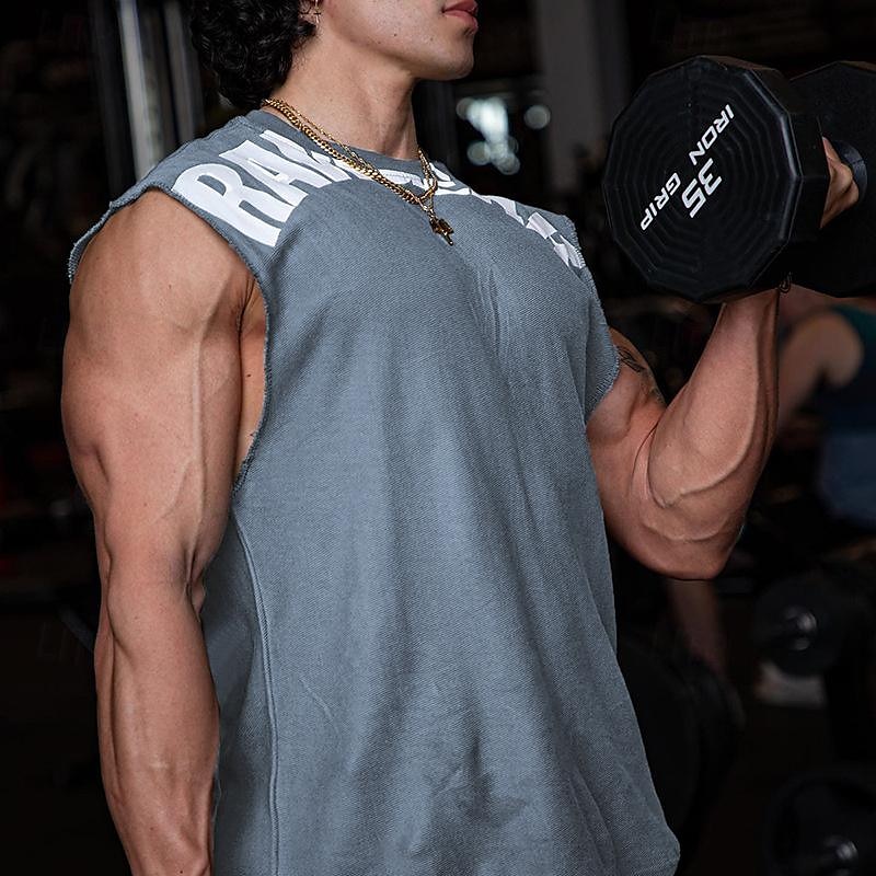 Men's Tank Top Vest Top Undershirt Sleeveless Shirt Sleeveless Crewneck Summer Color Block Fashion Designer Basic Vacation Street Going out Black White Khaki Top Tee for Men 2025 - $23.99 –P6