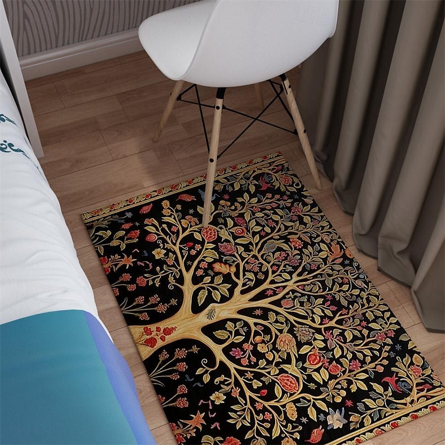 Tree of Life Vintage Area Rug Kitchen Mat Non-Slip Oil Proof Floor Mat Livingroom Rug Indoor Outdoor Mat Bedroom Decor Bathroom Mat Entrance Rug Door Mat 2026 - $17.49 –P8