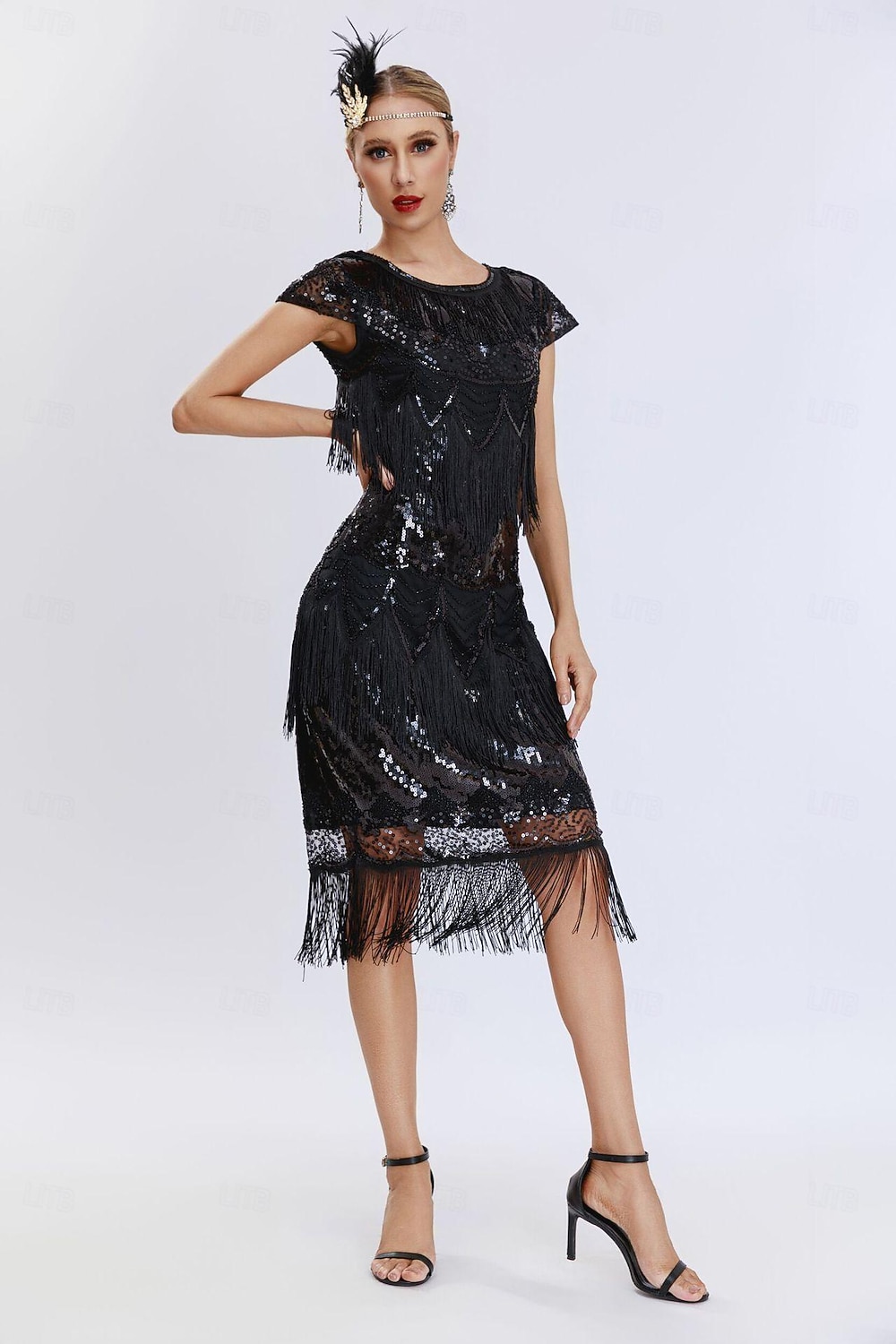 Retró Ordító 20-as évek 1920-as évek Déli Flapper ruha Ruhák A nagy Gatsby Flapper lány Esküvői Vendég Flitter Rojt Flitter Kerek Jelmez Női Teljesítmény Esküvő Esküvői vendég Felnőttek Ruha Hazatér 2025 - $60.99 –P5