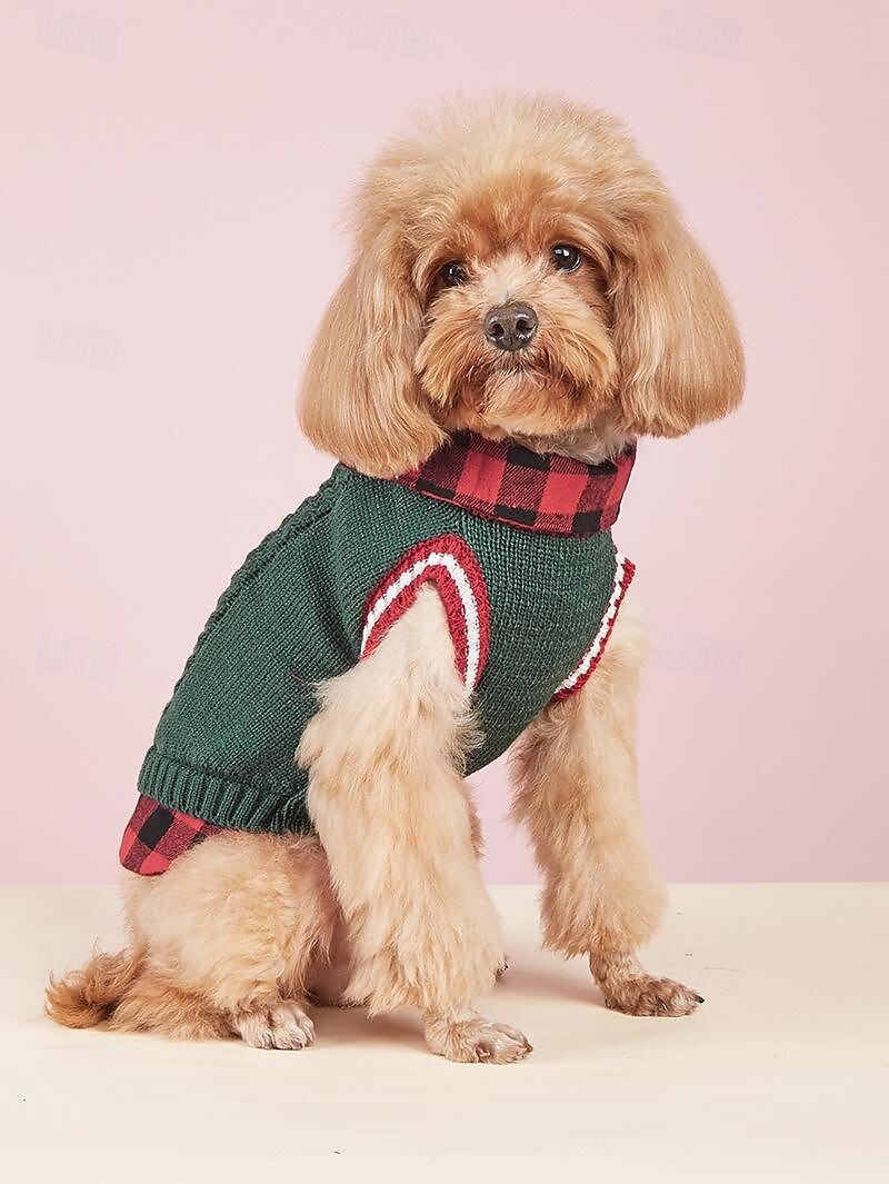 2025年 犬用 猫用 セーター ジャンパー レトリ/ヴィンテージ カジュアル 冬 高通気性 ソフト 洗濯可 快適 アウトドア カジュアル/普段着 犬服 for ビジョンフリーゼ ポメラニアン 赤ちゃんサイズ パピヨン Small コレクション – $26.99 –P8