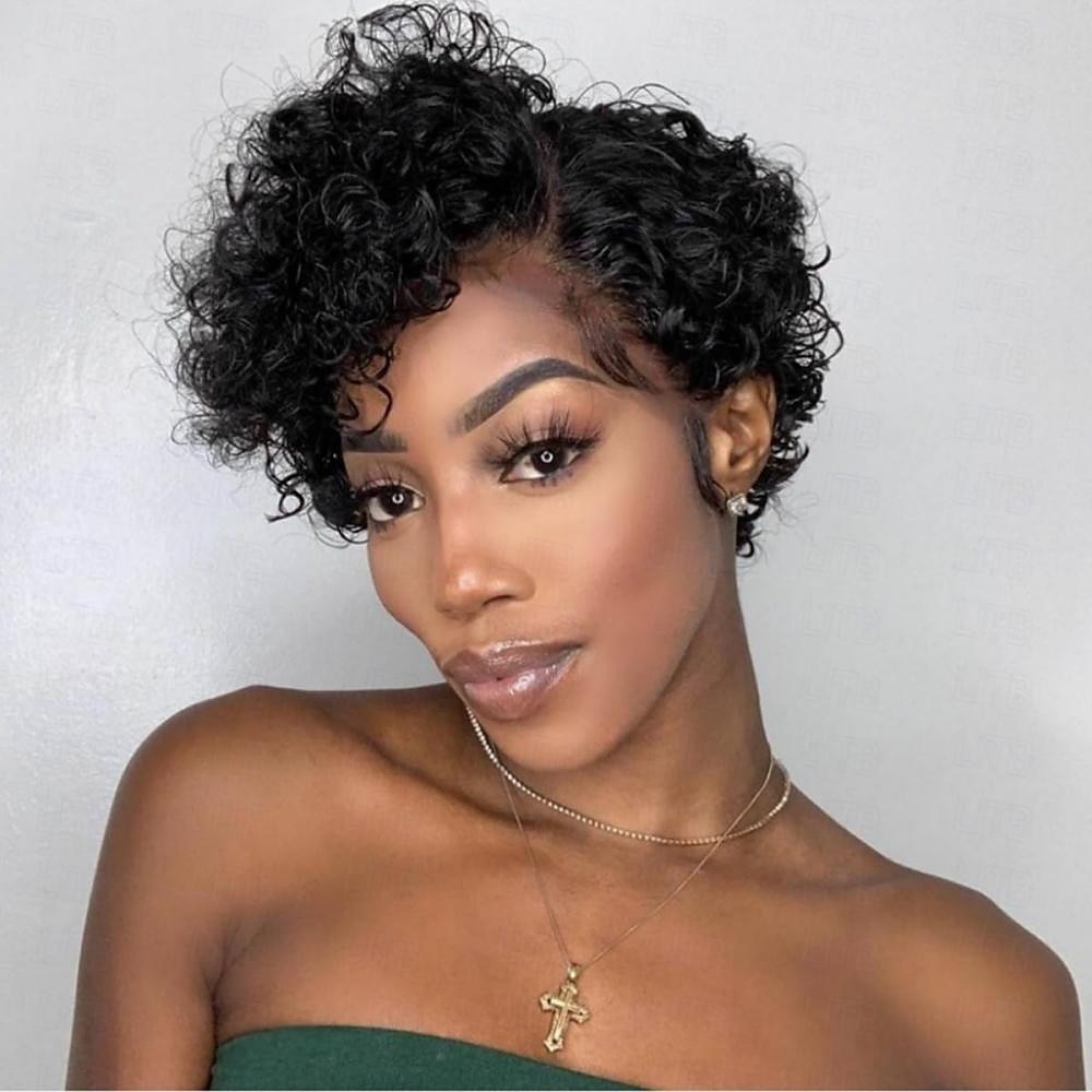 perruque bouclée coupe lutin perruques cheveux humains 13x4x1 t partie perruque bob pour femme partie latérale coupe lutin perruque avant en dentelle avec cheveux de bébé perruque courte coupe bob 6 de 2025 ? $89.99 –P2