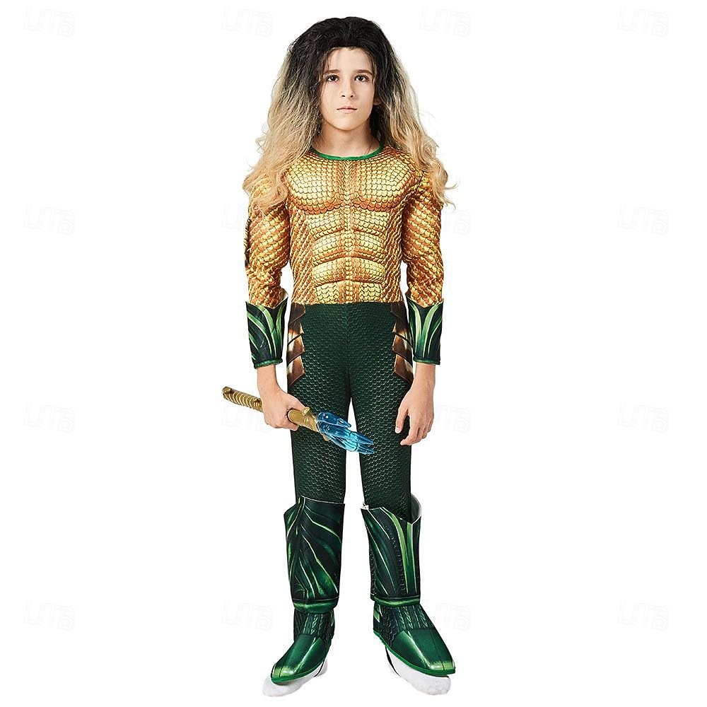 Aquaman Costum Cosplay Cosplay for Băieți Pentru copii Carnaval Mascaradă 2026 - $61.99 –P5