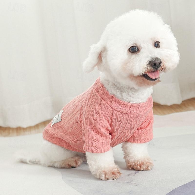 Cane Gatto Maglione Moda Carino Inverno Caldo Morbido Lavabile Confortevole All'aperto Sportivo Abbigliamento per Cani for Bichon Frisé Barboncino Volpino di Pomerania Cucciolo Papillon del 2025 a $20.99 –P10