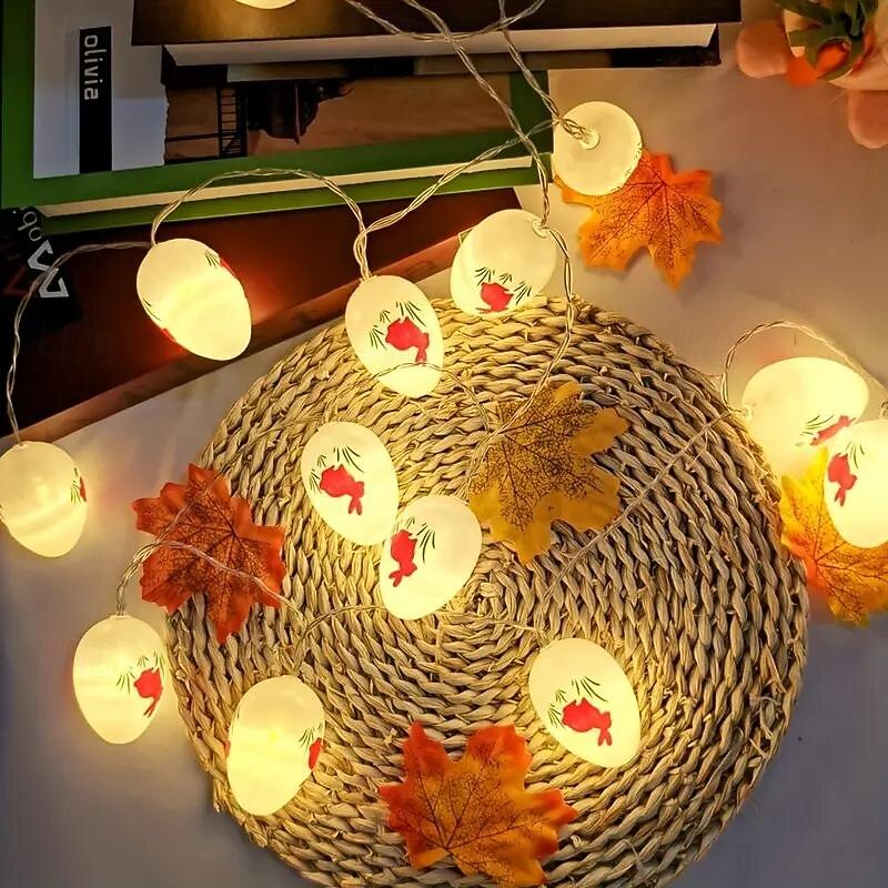 λαμπάκια κορδονιού πασχαλινού αυγού 1,5m 10leds αυγό κουνελάκι κοτοπουλάκια led νεράιδα string φωτάκια με μπαταρία για πασχαλινό πάρτι αυλής εσωτερικά εξωτερικά διακοσμητικά σπιτιού 2025 - $14.99 –P2