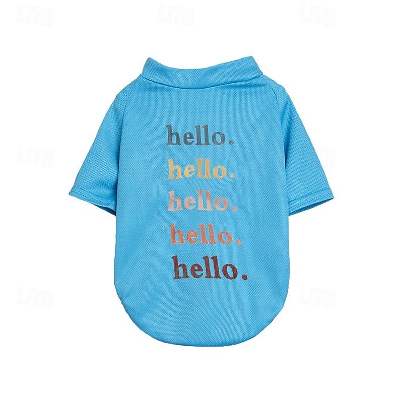 Hund Katt T-shirt söt stil Ledigt Vinter Andningsfunktion Mjuk Tvättbar Bekväm Utomhus Ledigt / vardag Hundkläder for Bichon Frisé Pommeran valpen eller det lilla husdjuret Fjäril Small 2025 - $22.99 –P5