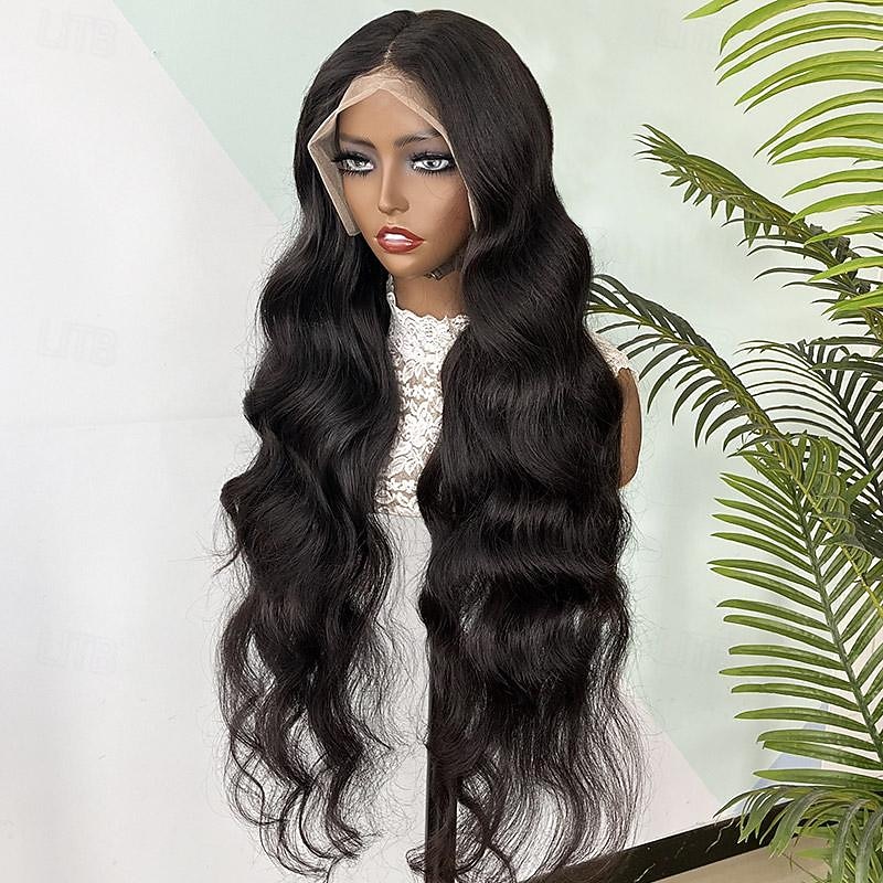 Peruca de renda de cabelo humano de cor natural 13*6, renda frontal, cabelo humano ondulado, densidade de 150%, 14-28 polegadas de 2026 por $222.09 –P3