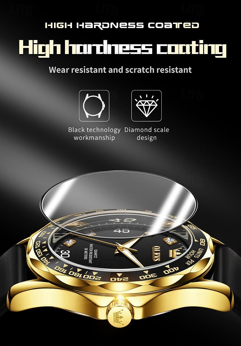 OLEVS Men Quartz Watch Minimalist Fashion Casual Wristwatch Luminous Calendar Waterproof Steel Watch 2026 - $34.99 –P13