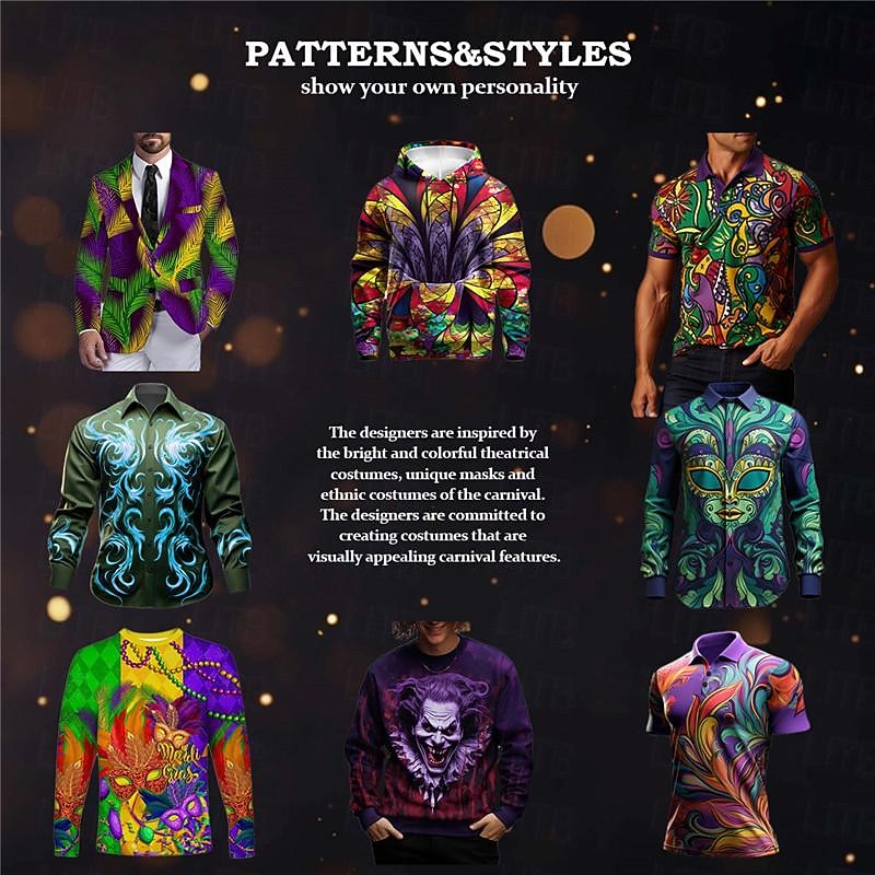 Martedì grasso Per uomo Rombo Carnevale Pantaloni casual Pantaloni Pantaloni Larghi Misura del girovita medio Moda Casual Feste Ferie Coulisse elastica in vita Pantaloni tipo lino con tasche del 2026 a $27.99 –P4