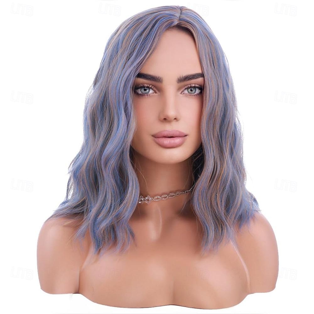 Perruque verte perruque ombragée verte perruque bob verte perruques vertes pour femmes perruques courtes bouclées ondulées vertes perruques synthétiques perruques du jour de la Saint-Patrick de 2025 ? $18.99 –P1