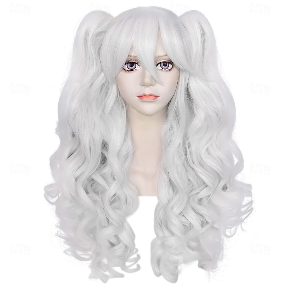 Peruca Longa Cacheada Azul com Rabo de Cavalo Peruca Azul Claro com 2 Rabos de Cavalo Peruca Lolita Azul com Franja para Mulheres Peruca Anime Peluca Azul para Fantasia Carnaval Halloween de 2025 por $35.99 –P13