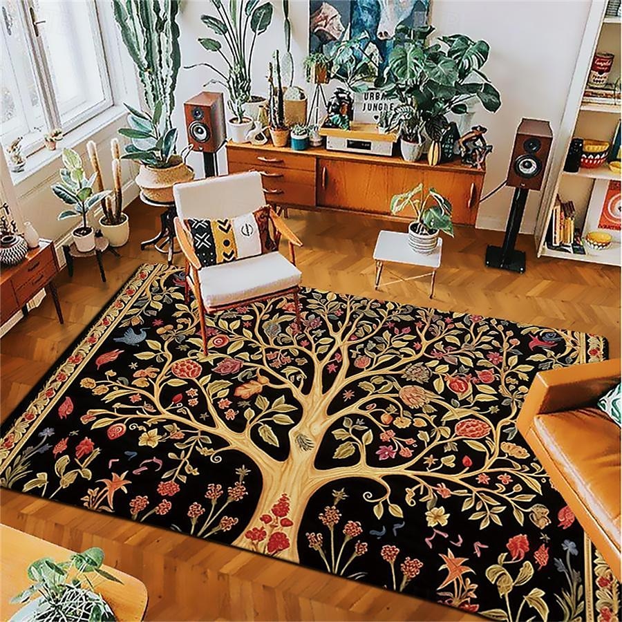 Tree of Life Vintage Area Rug Kitchen Mat Non-Slip Oil Proof Floor Mat Livingroom Rug Indoor Outdoor Mat Bedroom Decor Bathroom Mat Entrance Rug Door Mat 2026 - $17.49 –P5