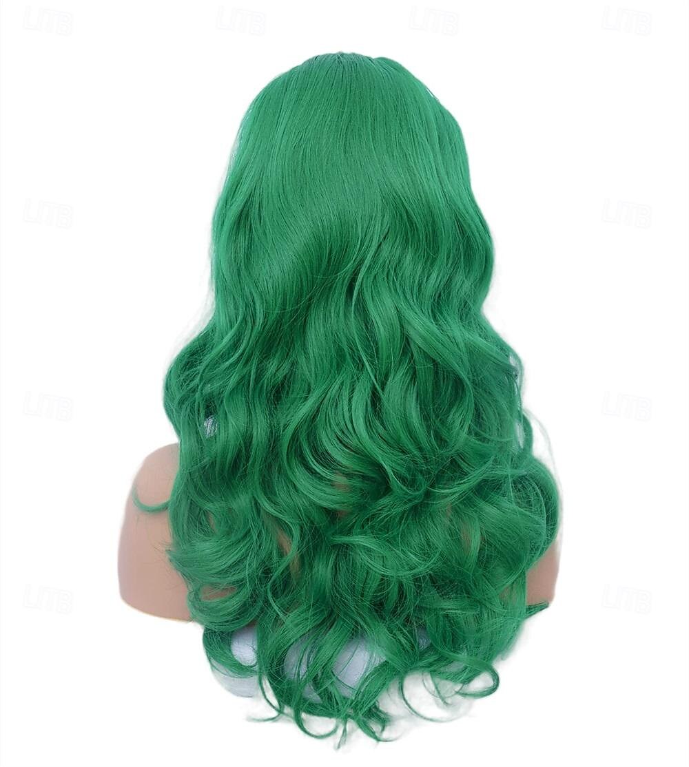 Lange braune Mischperücke mit Pony Retro Bouffant Duttperücken passend zu 80er Kostümen oder Karneval Partys Halloween Perücken 2025 - $23.99 –P11