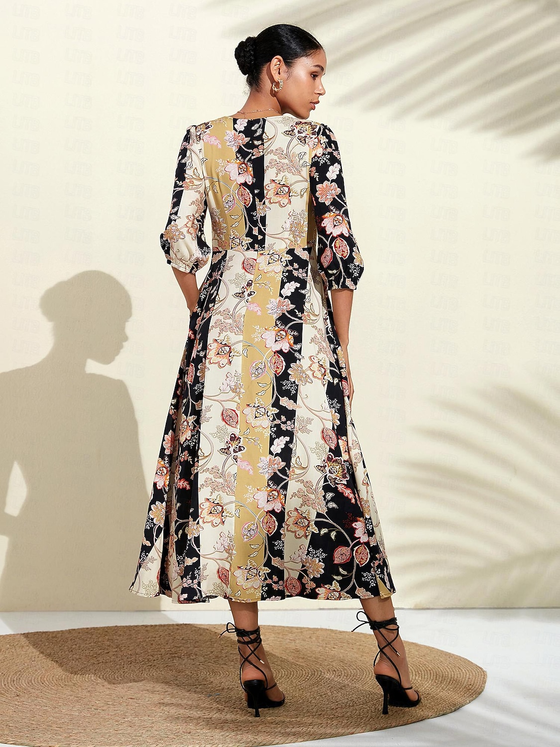 robe longue fleurie avec poche zippée de 2026 ? $125.99 –P3