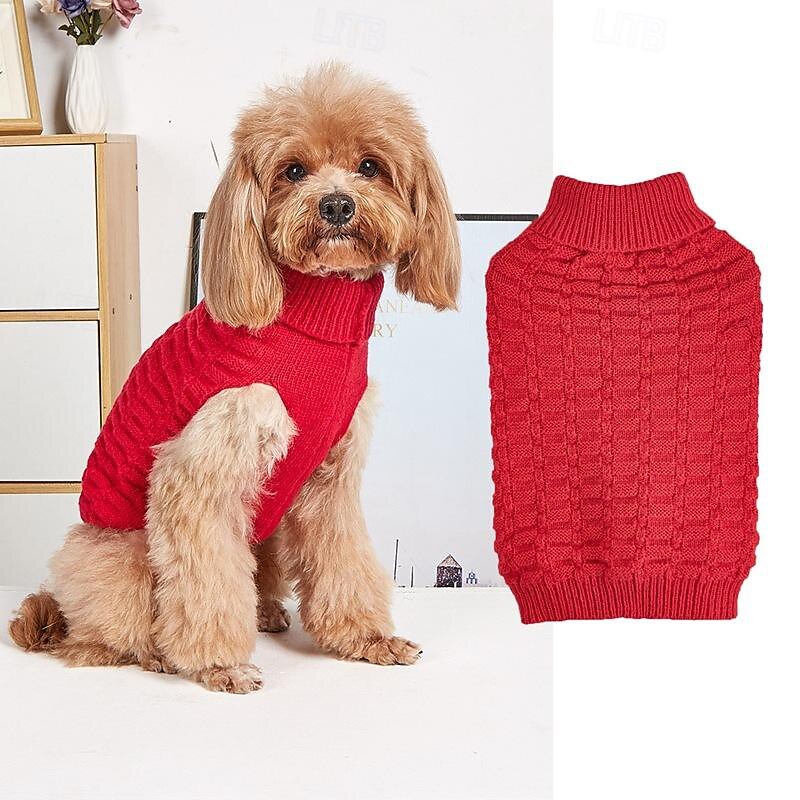 Dog Cat Sweater Jumper Cute Casual Winter Breathable Soft Washable Comfortable Outdoor Casual Daily Dog Clothing for Bichon Frise Pomeranian Baby Pet Papillon Small 2025 - $26.99 –P8