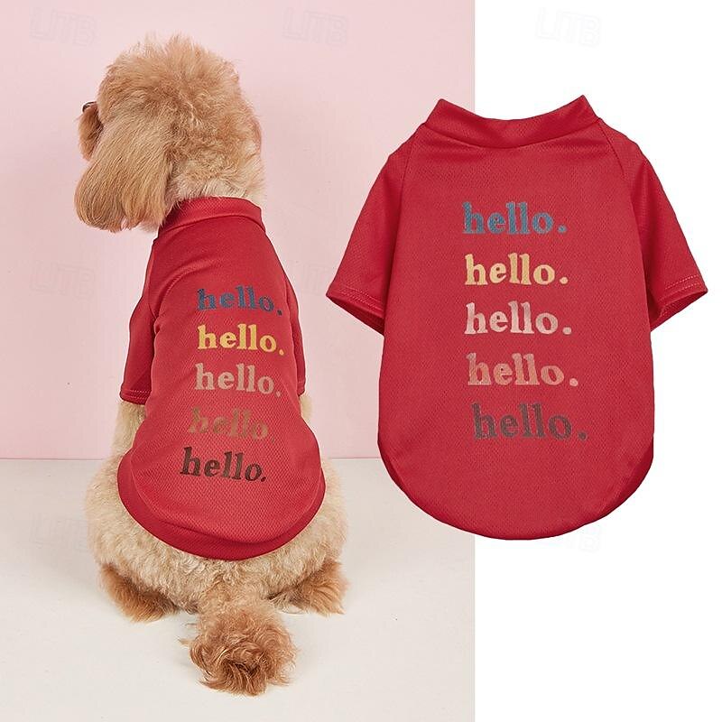 Hund Katt T-shirt söt stil Ledigt Vinter Andningsfunktion Mjuk Tvättbar Bekväm Utomhus Ledigt / vardag Hundkläder for Bichon Frisé Pommeran valpen eller det lilla husdjuret Fjäril Small 2025 - $22.99 –P7