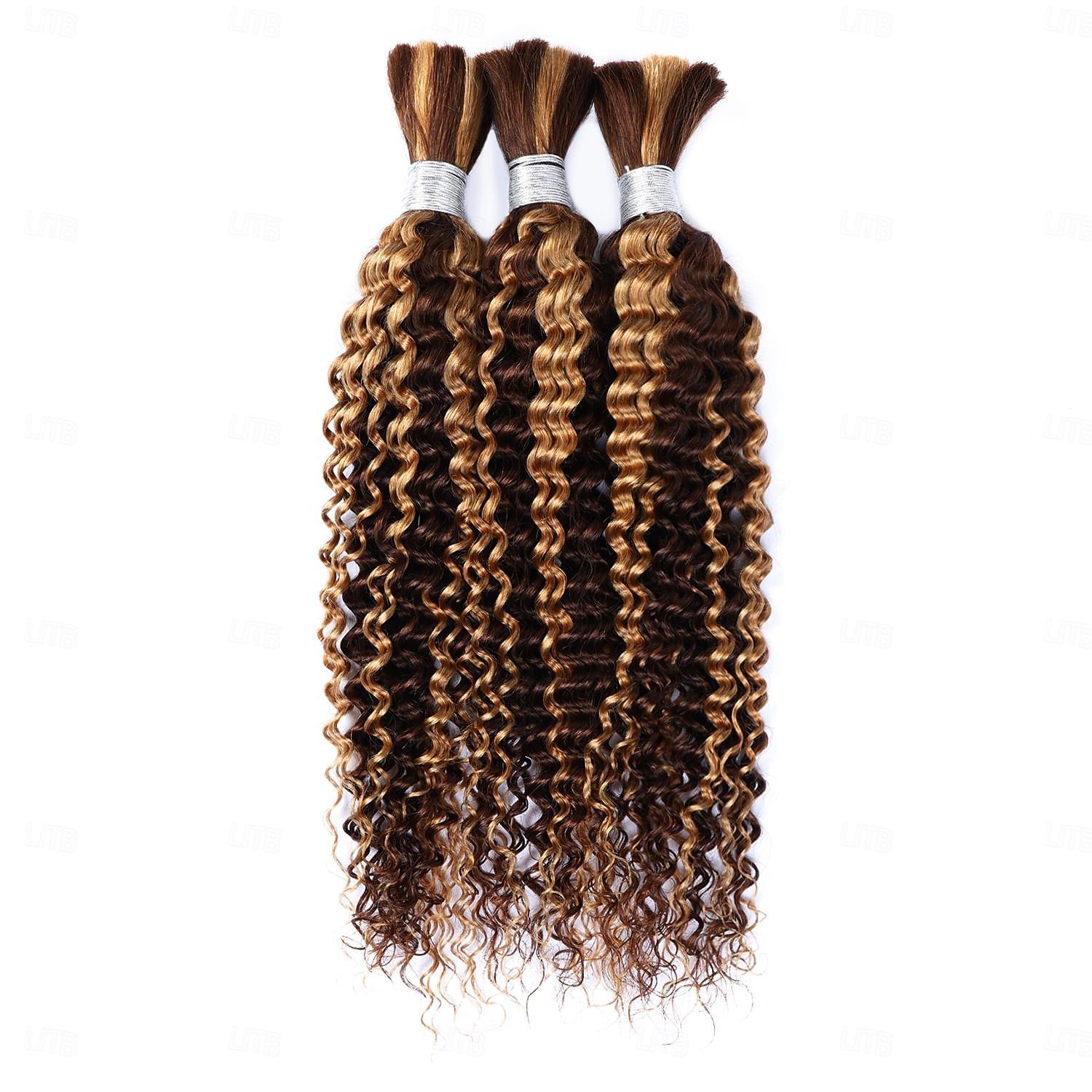 1 fascio di capelli umani in massa con onde profonde p4/27 per intrecciare fasci del 2025 a $62.99 –P2