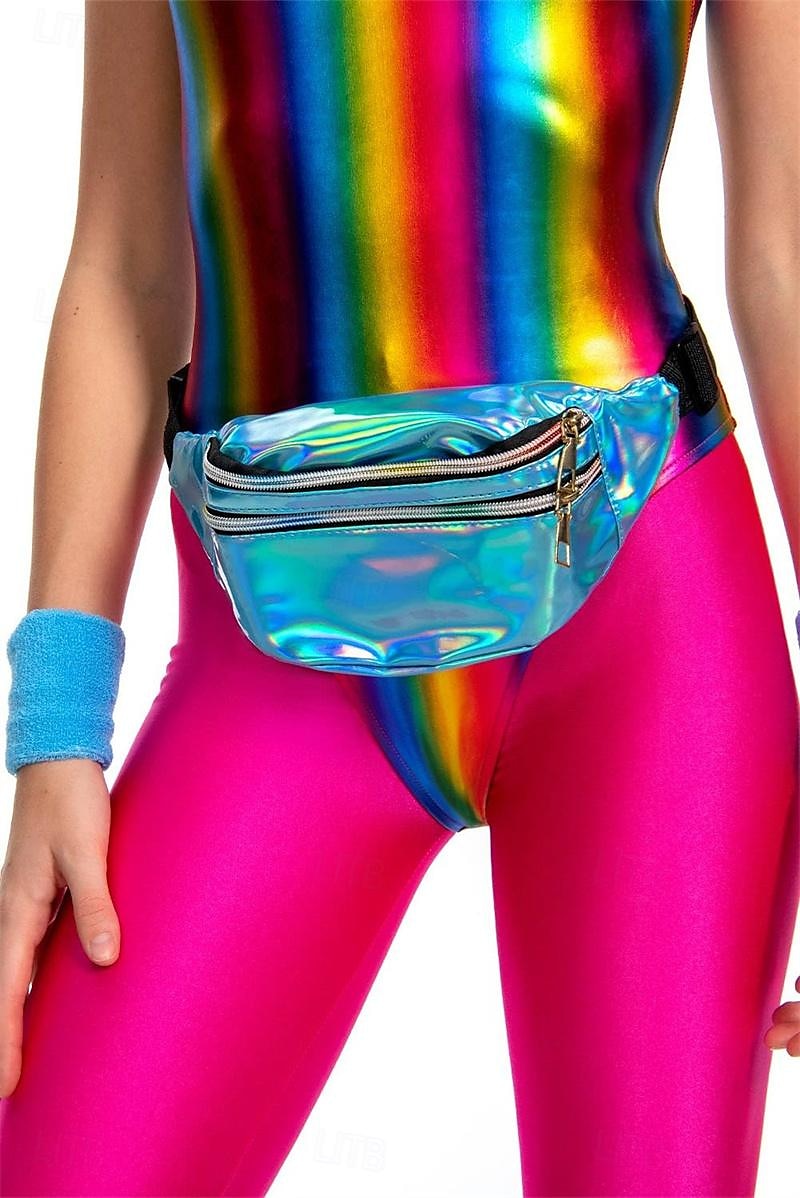 metallinen Jaren '80 Glanzend latex patent One Piece PU-leer Babypakje  Dames Carnavalskostuum Halloween Carnaval Maskerade Feest / Uitgaan Vrijgezellenfeest Prideparade Volwassenen Beenwarmers Tas 2025 - $47.99 –P6