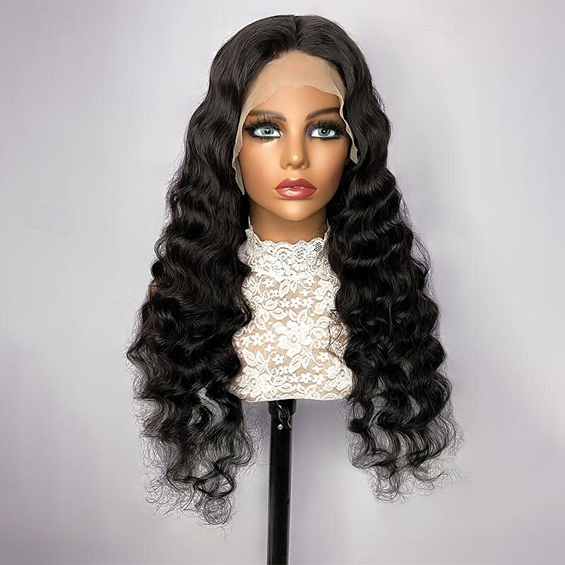 13x6 solta onda profunda perucas dianteiras do laço perucas de cabelo humano 180% densidade com cabelo do bebê de 2025 por $259.09 –P3
