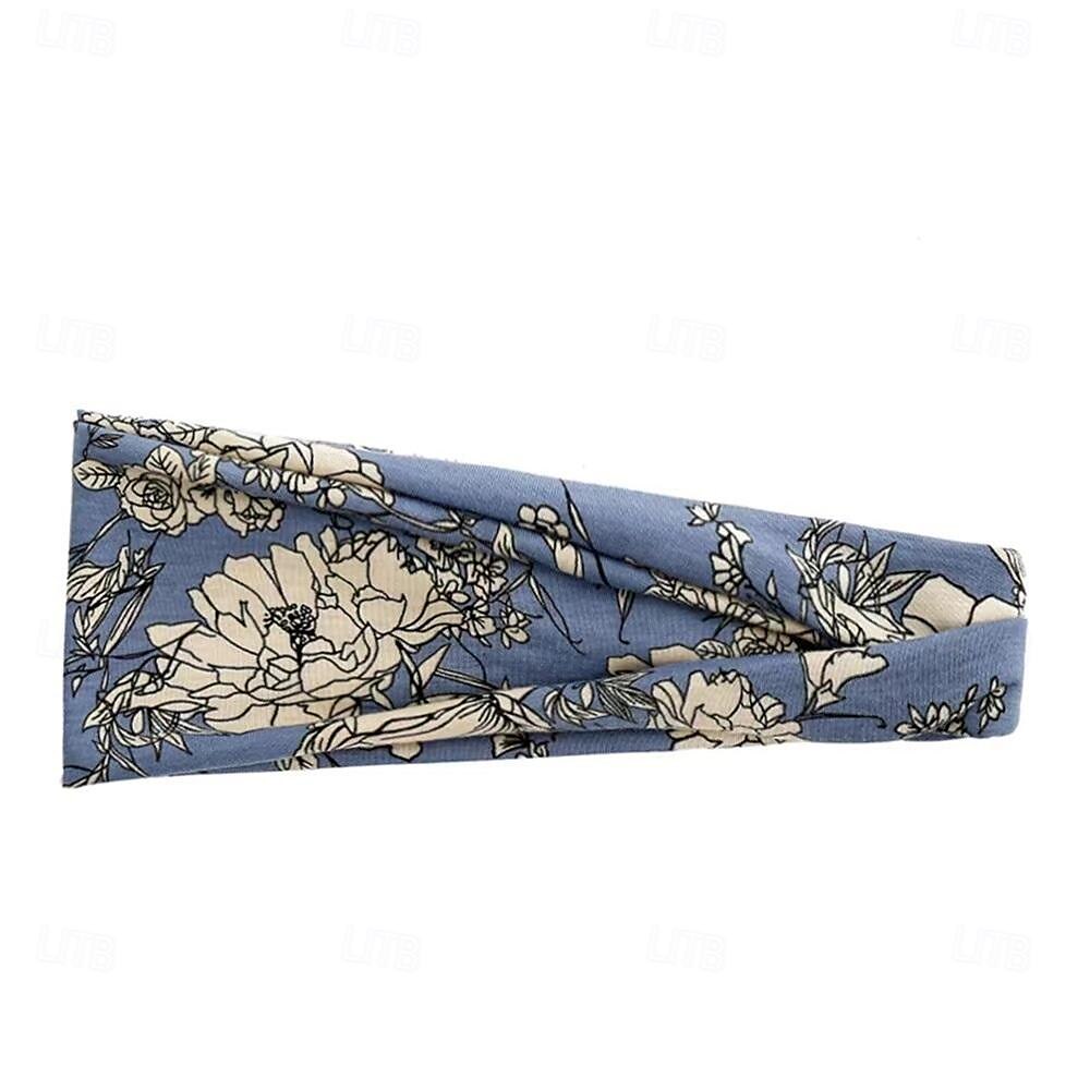 Boho Headbands For Women Fashion Wide Headband Yoga Workout Head Bands Hair Accessories Band 2025 - $4.99 –P11