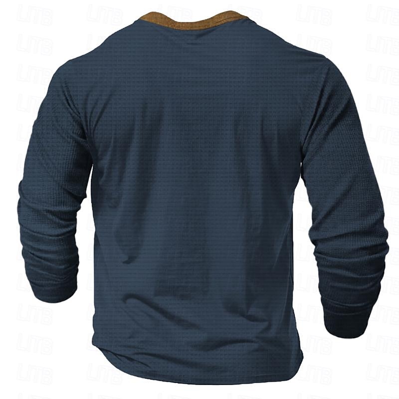 Per uomo Le ragazze con le tette grandi danno i migliori abbracci Camicia Henley Maglietta Waffle Manica lunga Stampa 3D Originale Informale Stile di strada Strada Sportivo Per eventi Primavera del 2025 a $23.99 –P5