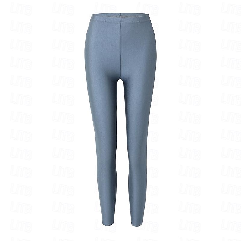 Women's Normal Tights Leggings Fashion Full Length Mid Waist Plain Comfort Micro-elastic Party Valentine's Day Casual Black White Pink Wine Summer Spring & Fall Slim 2025 - $12.99 –P1
