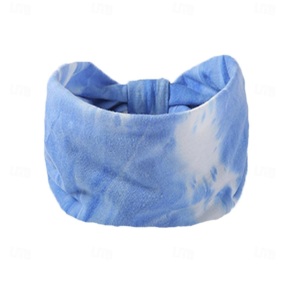 fasce boho larghe fasce per capelli turbante stile africano fasce annodate elasticizzate leopardate fasce floreali elastiche per capelli yaga accessori di moda per donne e ragazze nere (set 6) del 2025 a $6.99 –P16