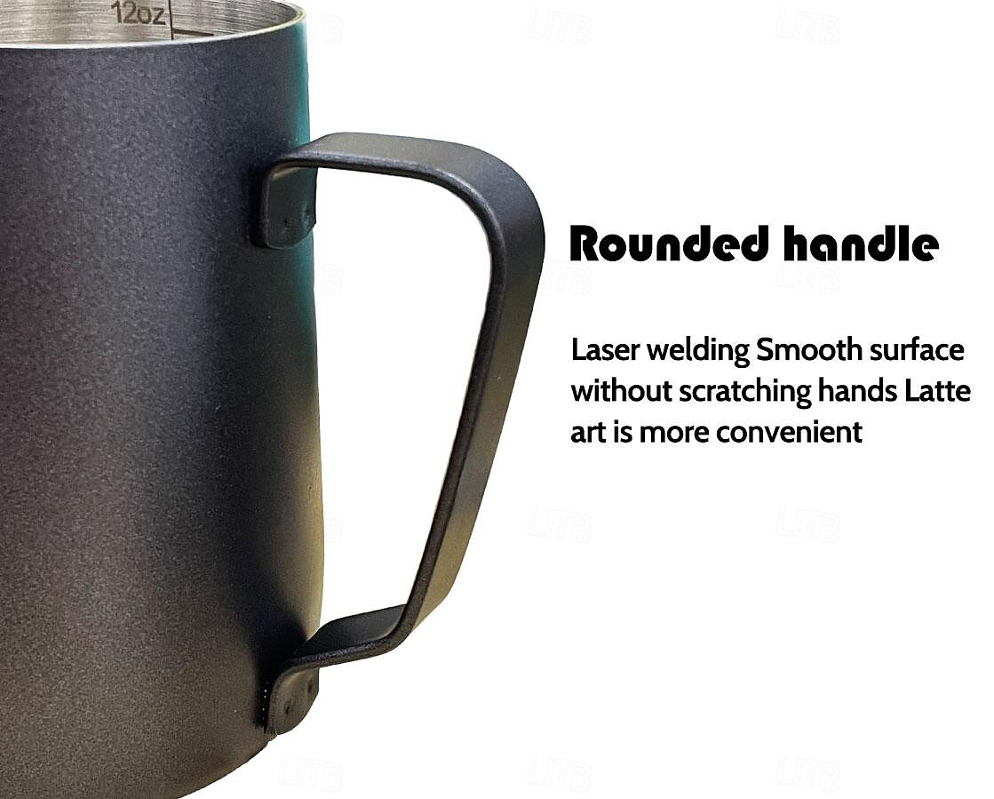 brocca per schiuma di latte, brocca per vapore espresso da 350/600 ml, pentola a vapore per caffè espresso in acciaio inossidabile cappuccino latte art barista pentola a vapore per latte del 2025 a $18.99 –P7