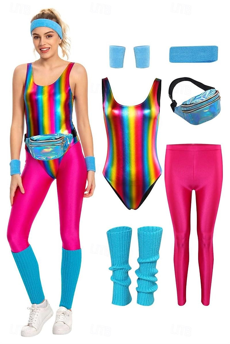 metallinen Jaren '80 Glanzend latex patent One Piece PU-leer Babypakje  Dames Carnavalskostuum Halloween Carnaval Maskerade Feest / Uitgaan Vrijgezellenfeest Prideparade Volwassenen Beenwarmers Tas 2025 - $47.99 –P1