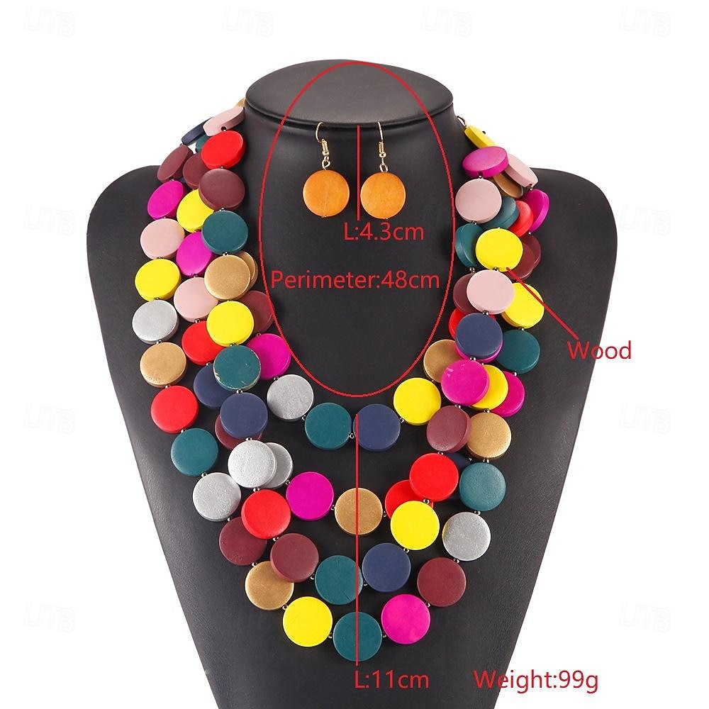 Colar Brinco Colar Brincos Retro Vintage Boêmio Boho Liga Para Cosplay Mulheres Jóias de fantasia Jóias da moda de 2025 por $15.49 –P4