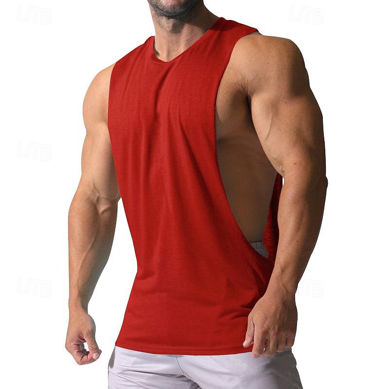 Herren Tank Top Shirt Unterhemden Ärmellos Rundhalsausschnitt Frühling Sommer Glatt Modisch Designer Basic Sexy Urlaub Strasse Ausgehen Hellblau Weiß Rosa Top T-Shirt für Herren 2025 - $10.49 –P10