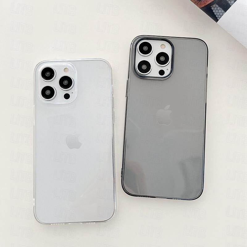 τηλέφωνο tok Για iPhone 15 Pro Max Plus iPhone 14 13 12 11 Pro Max Mini SE X XR XS Max 8 7 Plus Πίσω Κάλυμμα Πεντακάθαρη Λεπτή θήκη Διαφανής Σούπερ Λεπτό Ανθεκτική σε πτώσεις Ρετρό TPU 2025 - $14.99 –P1