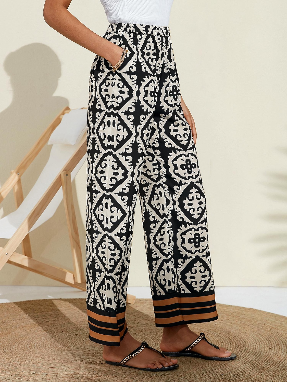 pantaloni dritti rilassati a tutta lunghezza del 2025 a $64.99 –P5