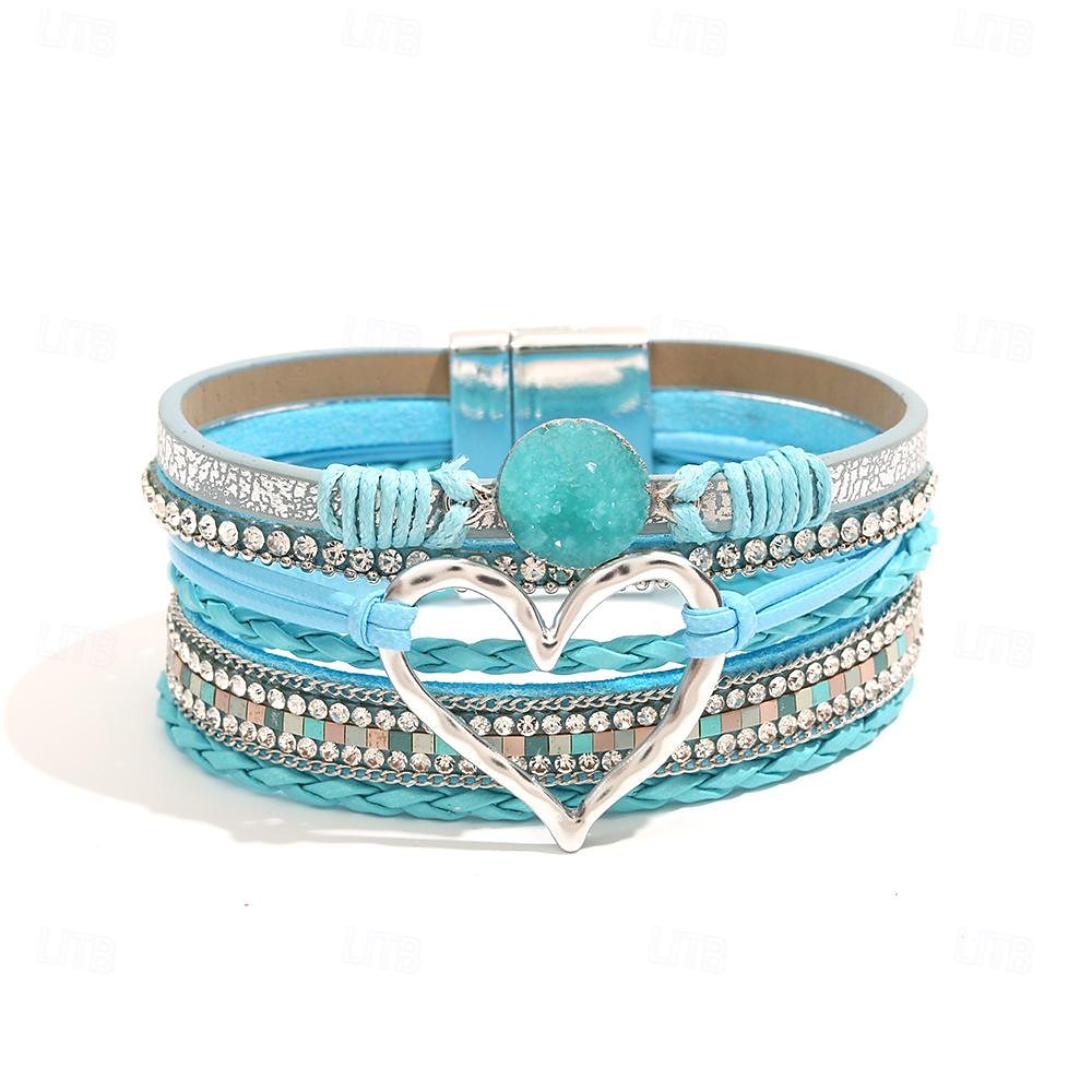 Armband Schmuck Retro Vintage Böhmische Boho PU-Leder Für Cosplay Herren Damen Modeschmuck Modeschmuck 2025 - $11.99 –P9