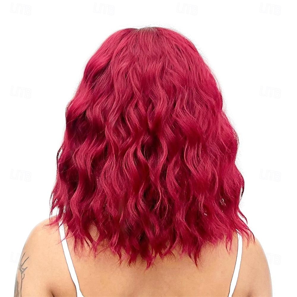 kort ombre blond parykk med smell skulderlengde krøllete bob parykk for kvinner naturlig utseende syntetisk krøllet blond bob parykk for fest og daglig bruk 2025 - $26.99 –P10