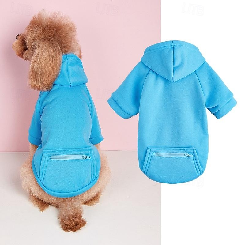 Koirat Kissat Hupparit söpö tyyli Vapaa-aika Talvi Lämmin Hengittävä Pehmeä Pestävä Mukava ulko- Rento / arki Koiran vaatteet for Bichon Frise Pomeranian Pienelle lemmikille papillon Small 2025 - $23.99 –P8