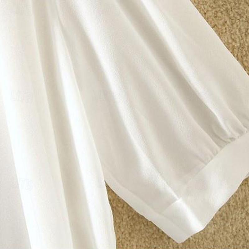 Retro / vintage Femtiotal Klänningar Blus / Skjorta Kläder Blommig Rund hals Dam Ledigt / vardag Möhippa Vuxna Skjorta Klänning Hemkomstklänningar Sommar 2025 - $41.99 –P5