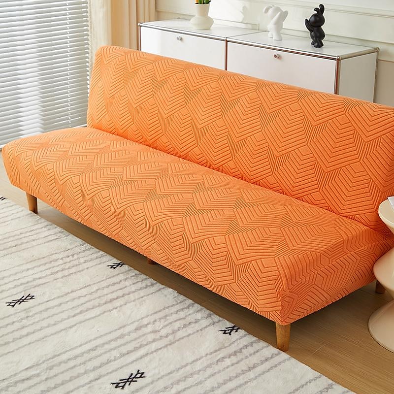 Copridivano letto senza braccioli in tessuto jacquard di 3 misure diverse, copridivano con decorazioni per Capodanno, protezione elasticizzata, copripanca elastico del 2025 a $30.99 –P4