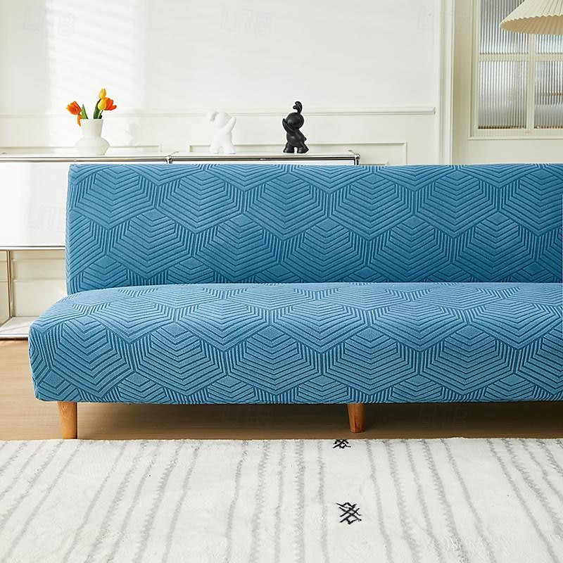 Copridivano letto senza braccioli in tessuto jacquard di 3 misure diverse, copridivano con decorazioni per Capodanno, protezione elasticizzata, copripanca elastico del 2025 a $30.99 –P10