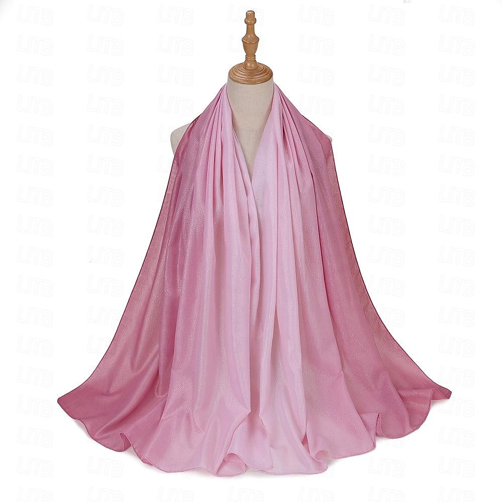 Mujer Chales Hijab Bufandas Dubai islámico árabe musulmán Ramadán Adulto Tocados 2026 - $19.49 –P16