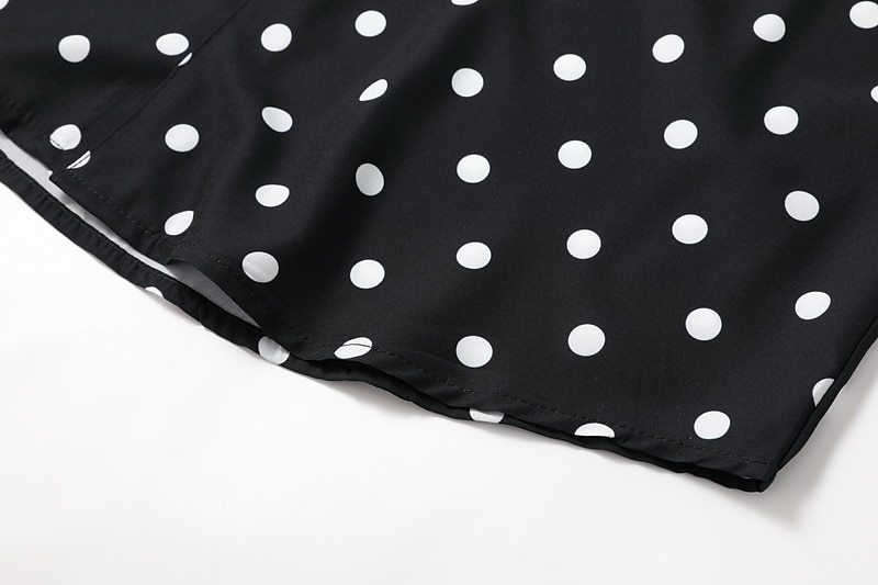 Herre Skjorte Sommerskjorte Hawaii skjorte Skjorte med knapper Svart Rosa Langermet Polkadotter Aftæpning utendørs Gate Knapp ned Klær Polyester Mote Fritid Pustende Bekvem 2025 - $21.99 –P5