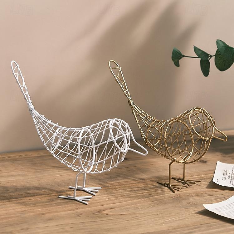 2025年 鳥の ornament ワイヤー アイアン 鳥 モデル 鳥のモデリング装飾 テーブル 鳥の ornament クリスマスギフト  コレクション – $25.99 –P4