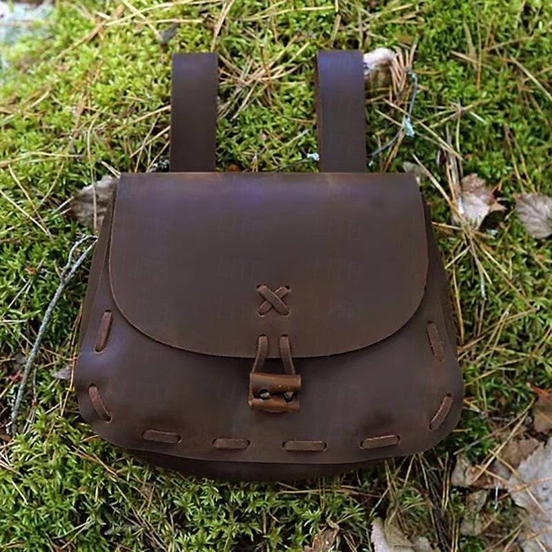 Retro Antiguo Medieval bolsa Cinturón Deportivo Riñonera Feria del Renacimiento Vikingo Ranger élfico Hombre Mujer Unisexo Celta Vikingo Fantasía Víspera de Todos los Santos Carnaval Mascarada Fiesta 2025 - $26.99 –P17