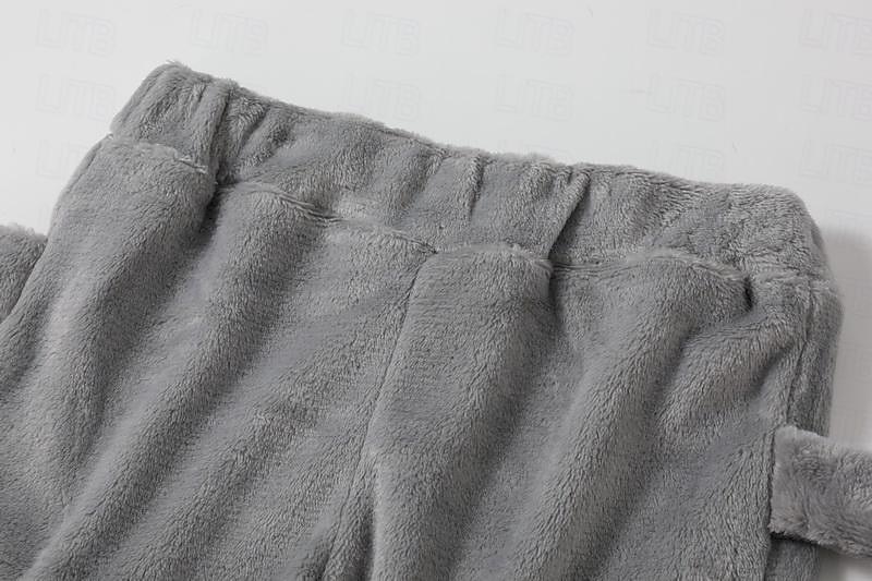 tuta da casa da donna set 2 pezzi animale gatto caldo peluche comfort casa strada quotidiano pile felpa con cappuccio manica lunga felpa con cappuccio pantaloncini elastico in vita fa casa abiti del 2025 a $25.99 –P12