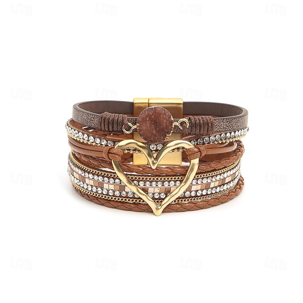 Armband Schmuck Retro Vintage Böhmische Boho PU-Leder Für Cosplay Herren Damen Modeschmuck Modeschmuck 2025 - $11.99 –P10