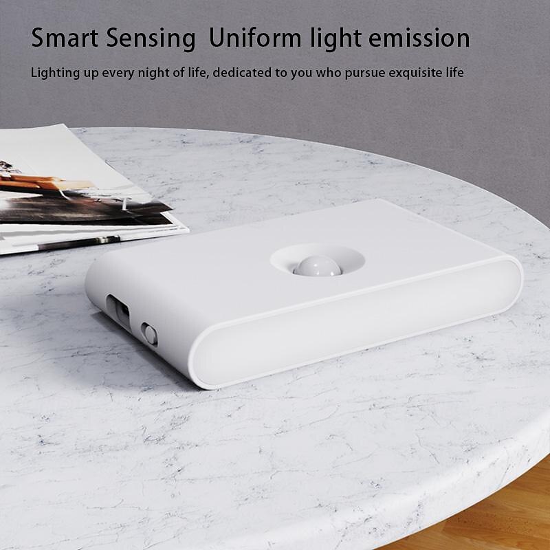 Smart Sensor Night Light Led Infrared Light Sensor Night Light Typec Rechargeable Magnetic Wireless Sensor Night Light 2025 - $15.49 –P11