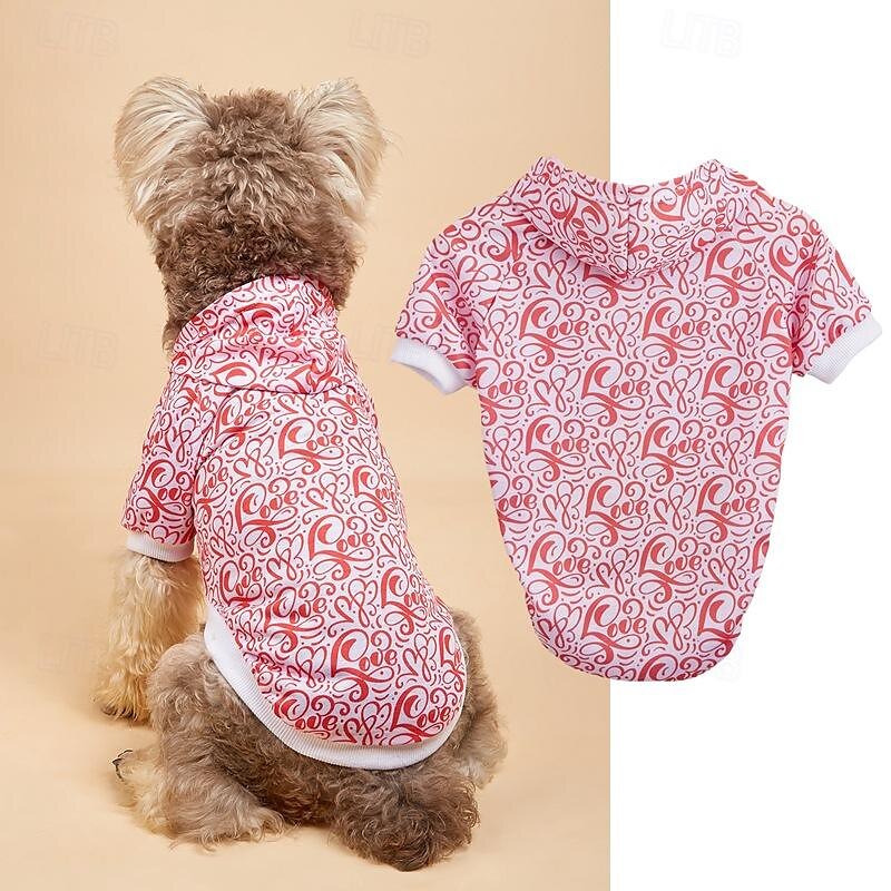 Chien Chat Pulls à capuche Mignon Occasionnel Hiver Respirant Doux Lavable Confortable Extérieur Décontracté Quotidien Vêtements pour Chiens for Bichon Frisé Spitz Nain Bébé Animal Papillon Petit de 2025 ? $23.99 –P7