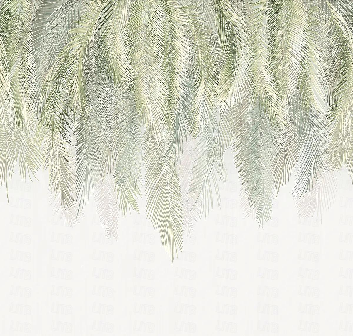 Cool Wallpapers Landscape Flower Wallpaper Wall Mural Green Plants Sticker Peel and Stick Removable PVC/Vinyl Material Self Adhesive/Adhesive Required Wall Decor for Living Room Kitchen Bathroom 2025 - $17.49 –P1