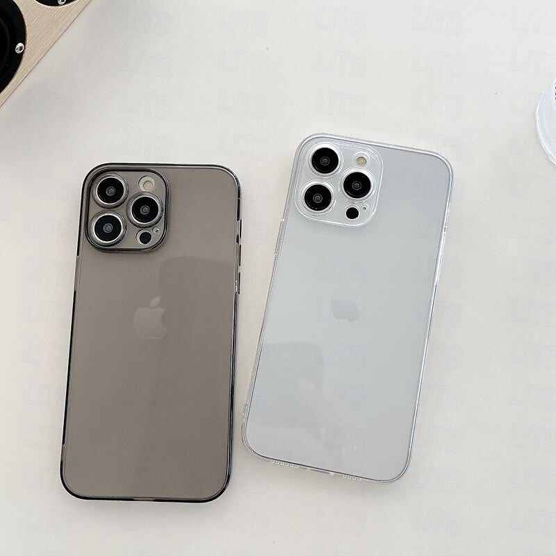 τηλέφωνο tok Για iPhone 15 Pro Max Plus iPhone 14 13 12 11 Pro Max Mini SE X XR XS Max 8 7 Plus Πίσω Κάλυμμα Πεντακάθαρη Λεπτή θήκη Διαφανής Σούπερ Λεπτό Ανθεκτική σε πτώσεις Ρετρό TPU 2025 - $14.99 –P7